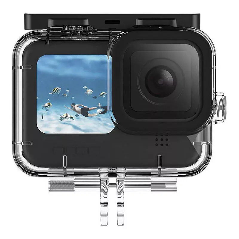 Conjunto de capas protetoras Telesin para GoPro Hero 12/11/10/9 – conjunto de capa rígida e capa de silicone