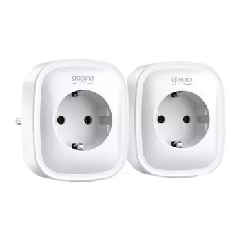 Tomada inteligente Wi-Fi Gosund SP112-M com 2x USB — pack de 2