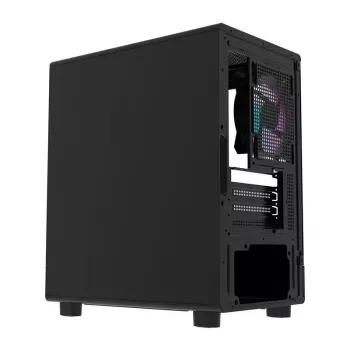 Caixa de computador DarkFlash DB330M preta v2 com três ventoinhas pré-instaladas