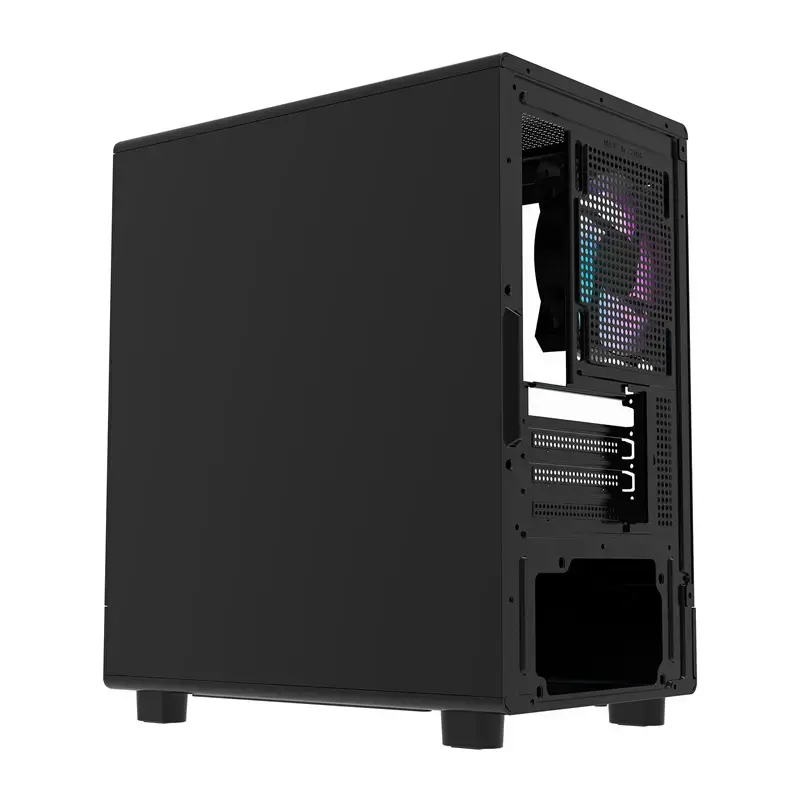 Caixa de computador DarkFlash DB330M preta v2 com três ventoinhas pré-instaladas