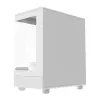 Caixa de computador Darkflash DB330M branca v2 com três ventoinhas pré-instaladas, suporte micro-ATX/mATX