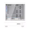Caixa de computador Darkflash DB330M branca v2 com três ventoinhas pré-instaladas, suporte micro-ATX/mATX
