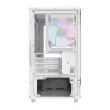 Caixa de computador Darkflash DB330M branca v2 com três ventoinhas pré-instaladas, suporte micro-ATX/mATX
