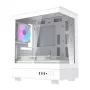 Caixa de computador Darkflash DB330M branca v2 com três ventoinhas pré-instaladas, suporte micro-ATX/mATX