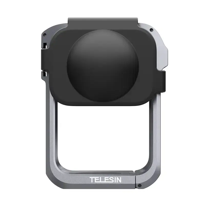 Jaula de proteção metálica Telesin para DJI Osmo 360 – estrutura metálica leve, pontos de fixação