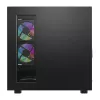 Caixa de computador DarkFlash DS950V com ecrã frontal (preto) e 6 ventoinhas pré-instaladas