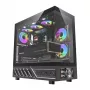Caixa de computador DarkFlash DS950V com ecrã frontal (preto) e 6 ventoinhas pré-instaladas