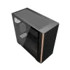 Caixa de computador ATX Darkflash DS900WS — midi tower, sem ventoinhas, preto
