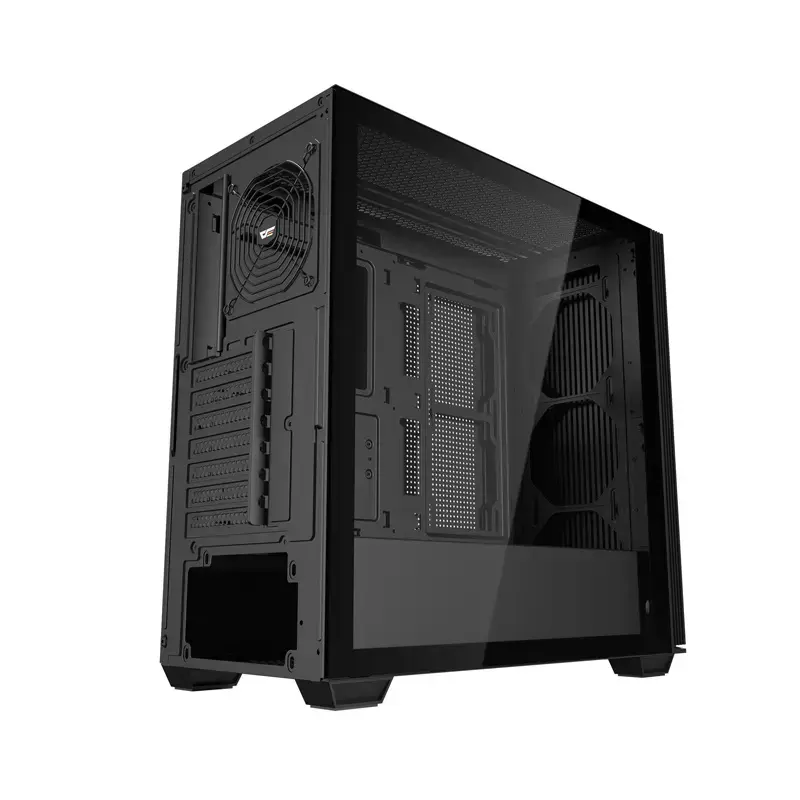 Caixa de computador ATX Darkflash DS900WS — midi tower, sem ventoinhas, preto
