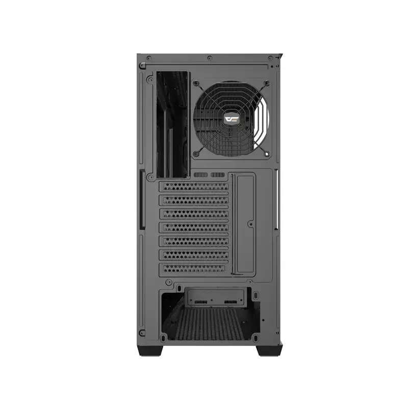 Caixa de computador ATX Darkflash DS900WS — midi tower, sem ventoinhas, preto