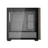 Caixa de computador ATX Darkflash DS900WS — midi tower, sem ventoinhas, preto