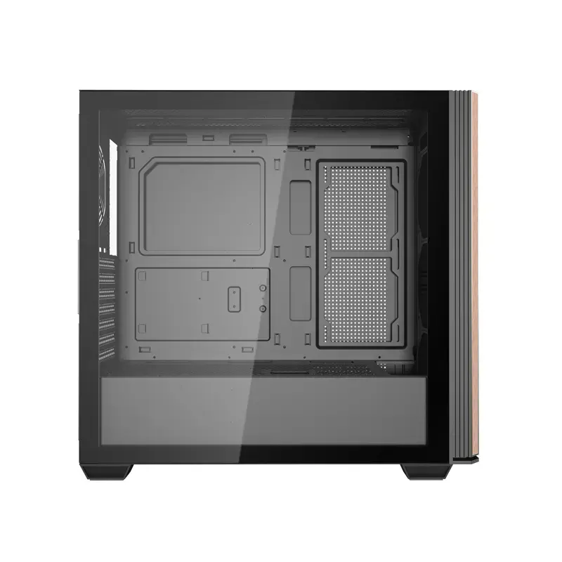 Caixa de computador ATX Darkflash DS900WS — midi tower, sem ventoinhas, preto