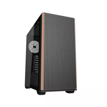 Caixa de computador ATX Darkflash DS900WS — midi tower, sem ventoinhas, preto
