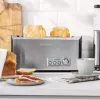 Torradeira Gastroback Design Pro 4S 2 fatias 1500 W preta aço inoxidável
