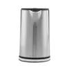 Chaleira elétrica GASTROBACK Design Cool Touch 1,5 L 2200 W, aço inoxidável/preto