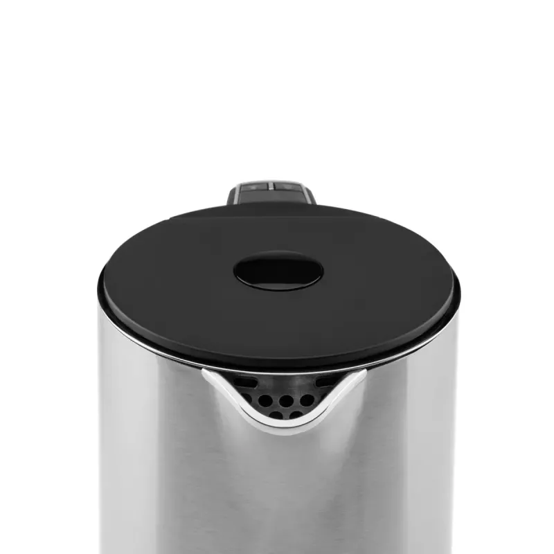 Chaleira elétrica GASTROBACK Design Cool Touch 1,5 L 2200 W, aço inoxidável/preto