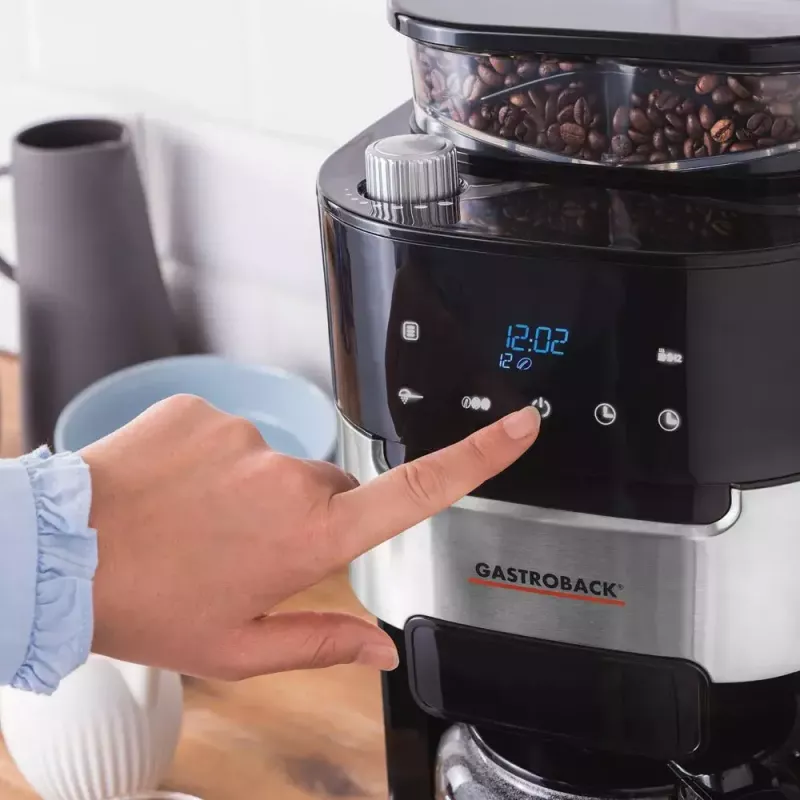 Máquina de café de filtro Gastroback 1,5 L Grind & Brew Pro