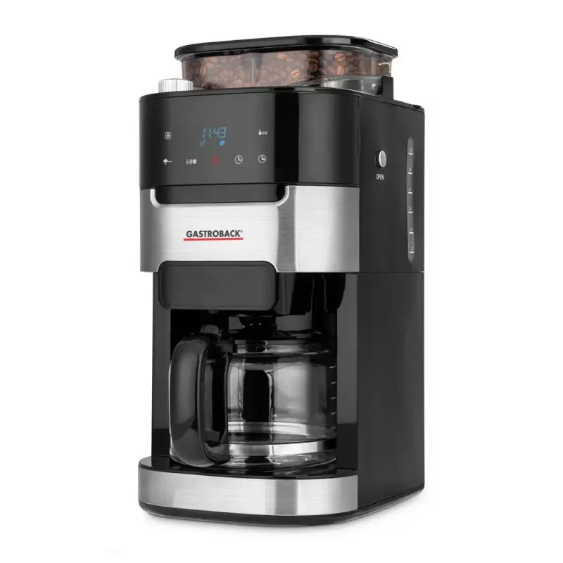 Máquina de café de filtro Gastroback 1,5 L Grind & Brew Pro