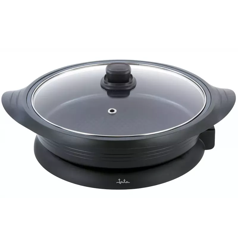 Frigideira elétrica para paella Jata PE640 — redonda, 34 cm de diâmetro interior, revestimento antiaderente em favos, 1600 W, 230 V