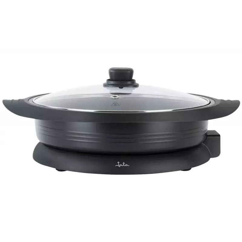 Frigideira elétrica para paella Jata PE640 — redonda, 34 cm de diâmetro interior, revestimento antiaderente em favos, 1600 W, 230 V