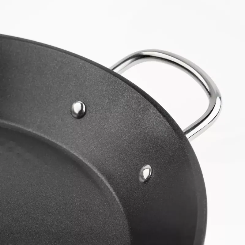 Frigideira para paella Jata HPAE2138 – diâmetro do fundo 38 cm, espessura 4,1 mm, compatível com cerâmica/gás/halogéneo/indução/placa sólida