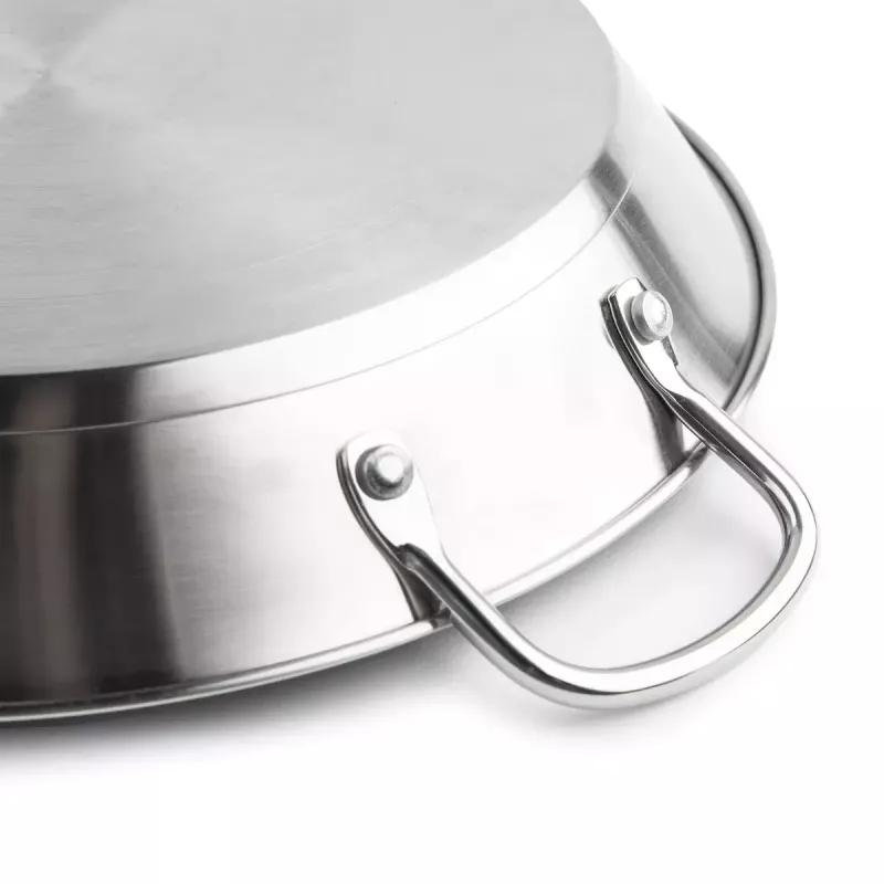 Frigideira para paella Jata HPAE2138 – diâmetro do fundo 38 cm, espessura 4,1 mm, compatível com cerâmica/gás/halogéneo/indução/placa sólida
