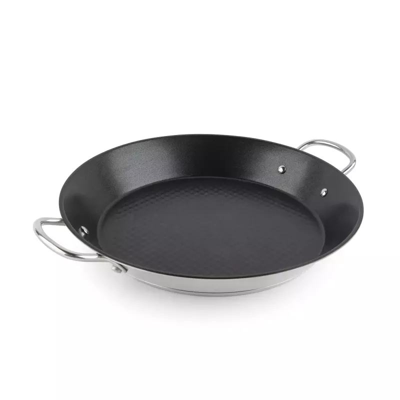 Frigideira para paella Jata HPAE2138 – diâmetro do fundo 38 cm, espessura 4,1 mm, compatível com cerâmica/gás/halogéneo/indução/placa sólida