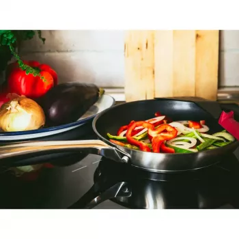 Frigideira multiusos JATA HSAR2118 redonda em aço inoxidável 18 cm