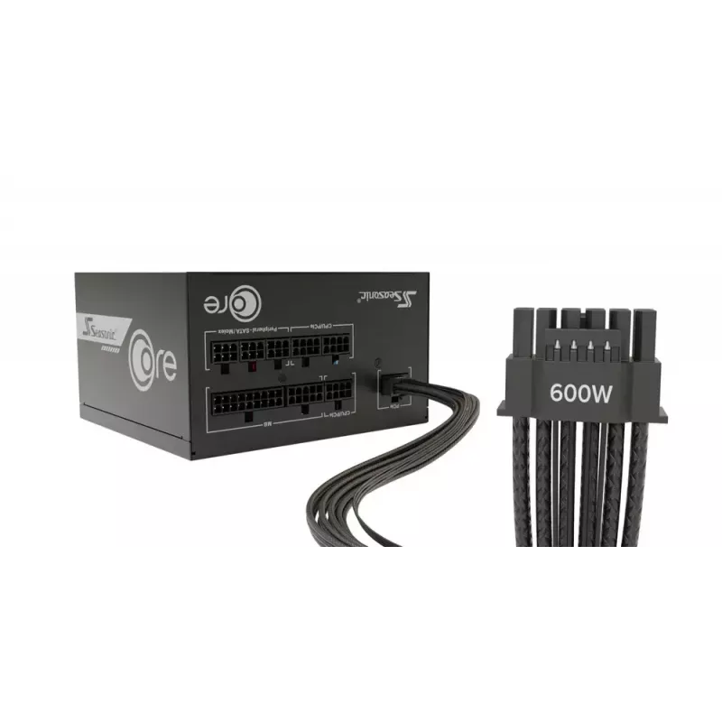 Fonte de alimentação Seasonic CORE GC-850 ATX 3.1 850 W 24-Pin ATX Totalmente modular 80 PLUS Gold Preto
