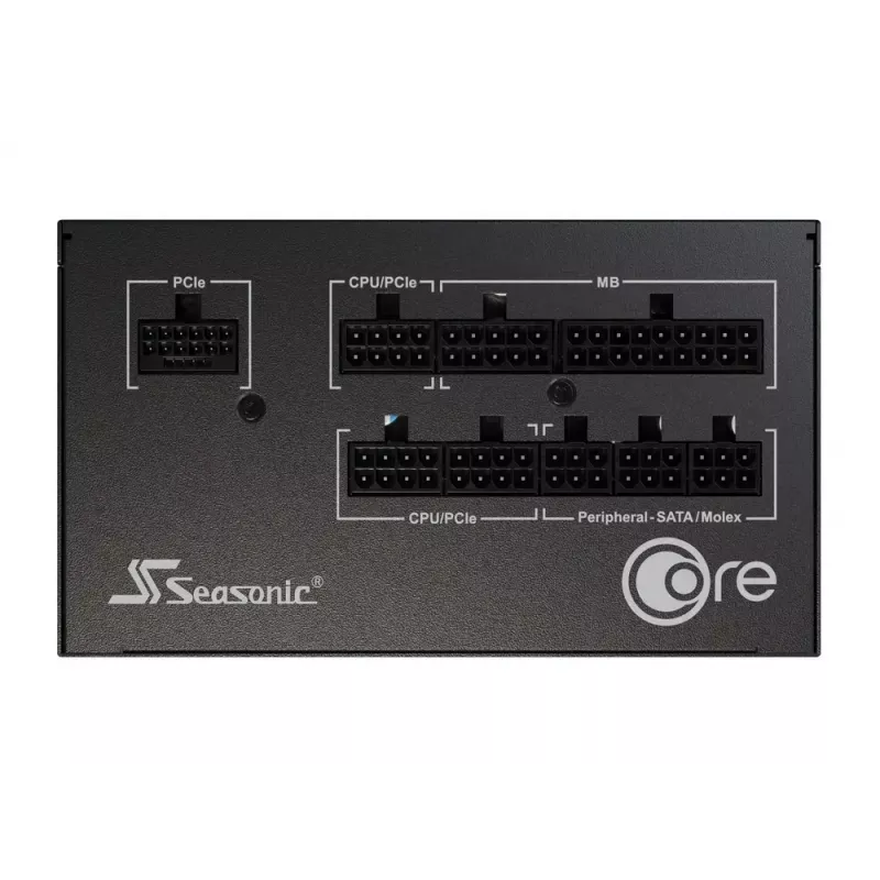 Fonte de alimentação Seasonic CORE GC-850 ATX 3.1 850 W 24-Pin ATX Totalmente modular 80 PLUS Gold Preto
