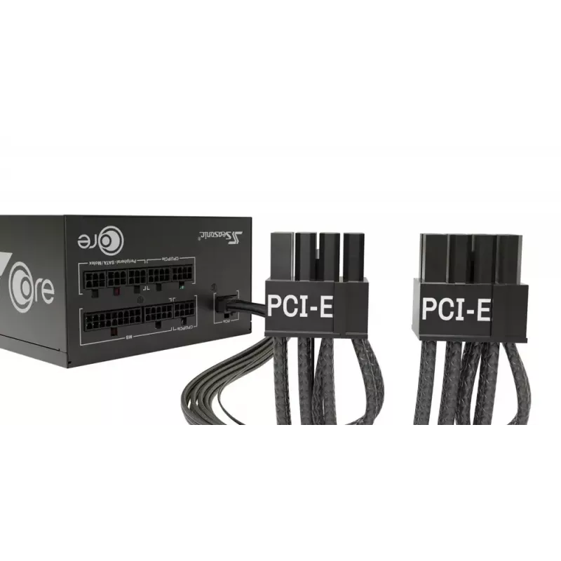 Fonte de alimentação Seasonic CORE GC-650 ATX 3.1 650 W 24-pin ATX totalmente modular 80 PLUS Gold preto