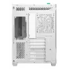 Caixa de PC DeepCool CG530U 4F Branco — fonte de alimentação traseira, suporta 3x120 mm laterais + 1x120 mm traseira, suportes para ventoinhas de 120/140 mm, HDD de 2,5