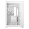 Caixa de PC DeepCool CG530U 4F Branco — fonte de alimentação traseira, suporta 3x120 mm laterais + 1x120 mm traseira, suportes para ventoinhas de 120/140 mm, HDD de 2,5