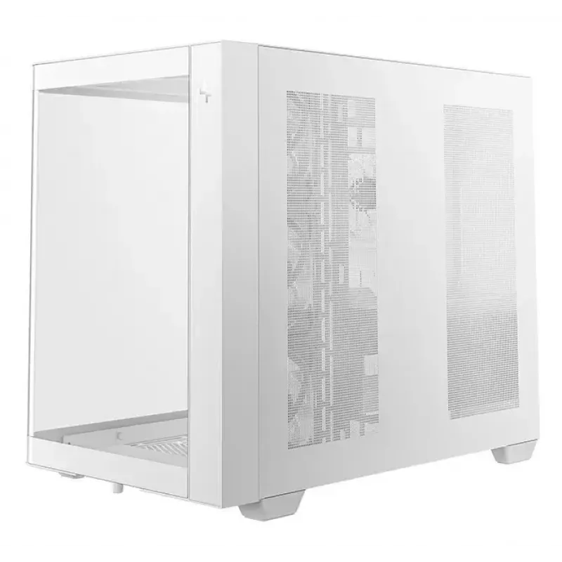 Caixa de PC DeepCool CG530U 4F Branco — fonte de alimentação traseira, suporta 3x120 mm laterais + 1x120 mm traseira, suportes para ventoinhas de 120/140 mm, HDD de 2,5