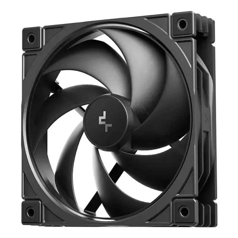 DeepCool FD12 V2 3IN1 ventoinha de caixa de 120 mm, pack de 3, preto (R-FD12V2-BKNPN3-G)