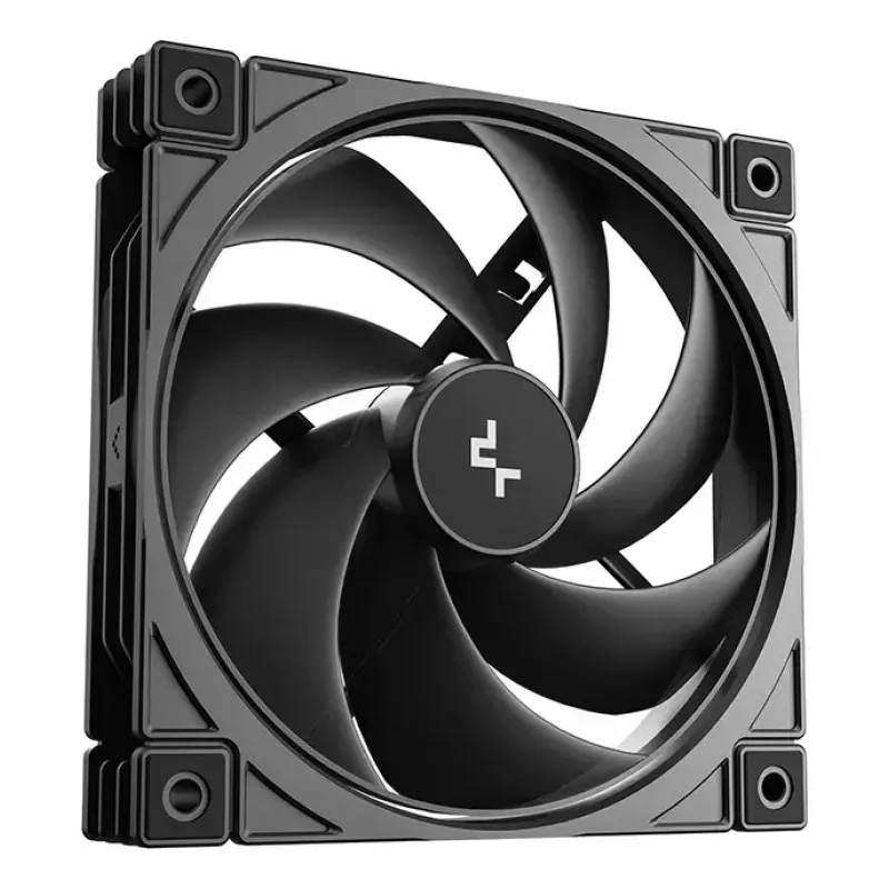 DeepCool FD12 V2 3IN1 ventoinha de caixa de 120 mm, pack de 3, preto (R-FD12V2-BKNPN3-G)