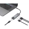 Adaptador multifunções 5-em-1 Equip, 2,5GbE, USB-A x 2, USB-C x 1, USB-C, 100W USB PD
