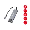 Adaptador multifunções 5-em-1 Equip, 2,5GbE, USB-A x 2, USB-C x 1, USB-C, 100W USB PD