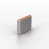 Bloqueador de porta USB Type-C Lindy (sem chave) – pack de 10, laranja