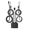 Comutador KVM Lindy 2 portas DisplayPort 1.2, USB Type-C, USB 2.0 e áudio