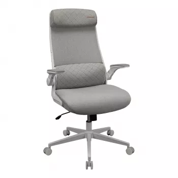 Cadeira de escritório/gaming Cougar Stryder — tecido, branco; largura 710 mm, profundidade 675 mm, altura mín. 115 cm