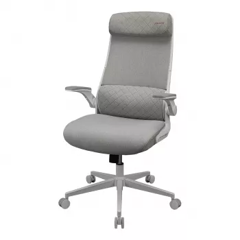 Cadeira de escritório/gaming Cougar Stryder — tecido, branco; largura 710 mm, profundidade 675 mm, altura mín. 115 cm