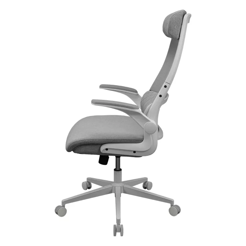Cadeira de escritório/gaming Cougar Stryder — tecido, branco; largura 710 mm, profundidade 675 mm, altura mín. 115 cm