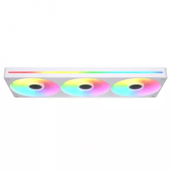 Ventoinha COUGAR Unity360-FB Single-Frame 360 ARGB PWM Forward, 120 mm, 700–2500 RPM, FDB, branco