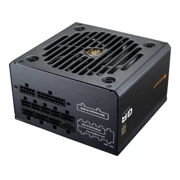 Fonte de alimentação Cougar GR 850W ATX3.1 PCIe 5.1 80 PLUS Gold, 850 W, 20+4-Pin ATX, ventoinha de 120 mm, preto