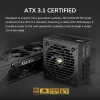 Fonte de alimentação Cougar GR 850W ATX3.1 PCIe 5.1 80 PLUS Gold, 850 W, 20+4-Pin ATX, ventoinha de 120 mm, preto