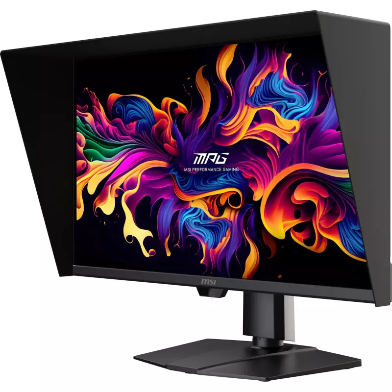 Monitor de computador MSI MPG 271QRDE QD-OLED X50, 26.5 polegadas (67.3 cm), 2560×1440, QD-OLED, 1 ms, 16:9, hub USB 2.0, VESA, altura ajustável, preto