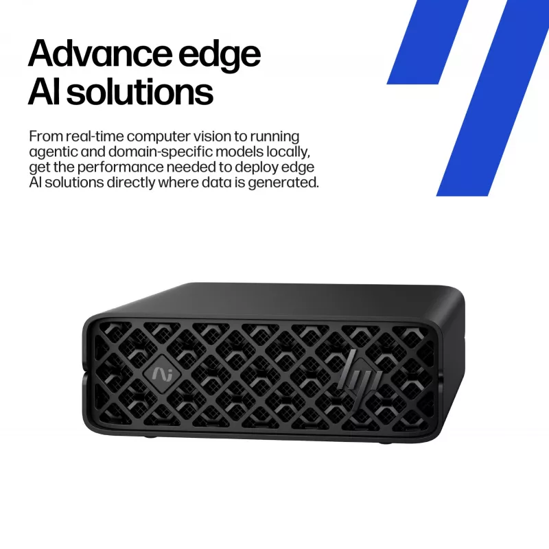 HP ZGX Nano G1n AI GB10 128 GB LPDDR5x-SDRAM 4 TB SSD Linux Mini PC Workstation AI Workstation, AI PC preto