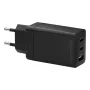 Carregador de parede dbramante1928 re-charge IT EU – 2× USB‑C 65W + 1× USB‑A, interior, AC, preto
