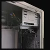 Caixa PC Micro Tower LC-Power 2004MB-V3, Micro-ATX/Mini-ITX, preto, fonte de alimentação no topo, suporta 2×3,5 polegadas + 2×2,5 polegadas, USB 3.2 Gen1
